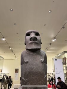 Easter Island statue in British Museum